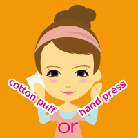 化粧水はコットン派?ハンドプレス派?